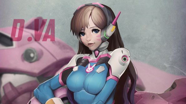 Dva Anime Girl Art 4k
