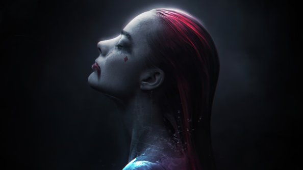 Harley Quinn Blood Bath 4k