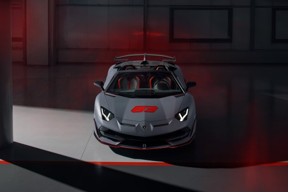 2020 Lamborghini Aventador SVJ 63 Roadster Front View