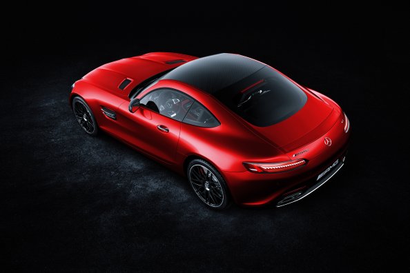 Red Mercedes Benz Amg GT 4k