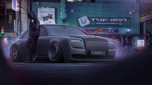 The Dark Rolls Royce 4k