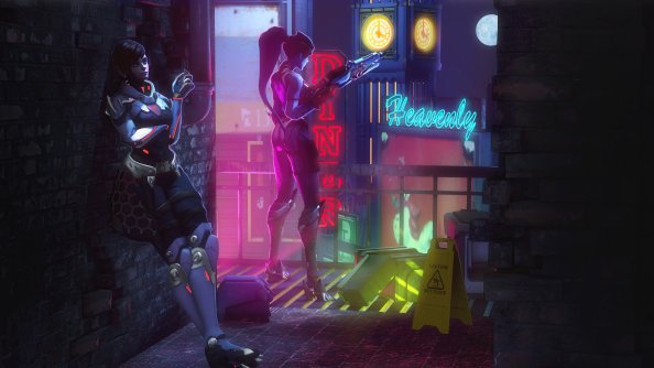 Sombra And Widowmaker Taking Some Rest 5k