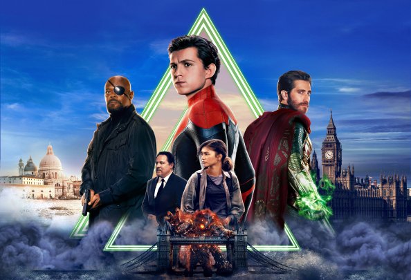 Spiderman Far From Home Movie 8 K