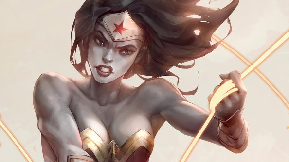 Angry Wonder Woman 4k