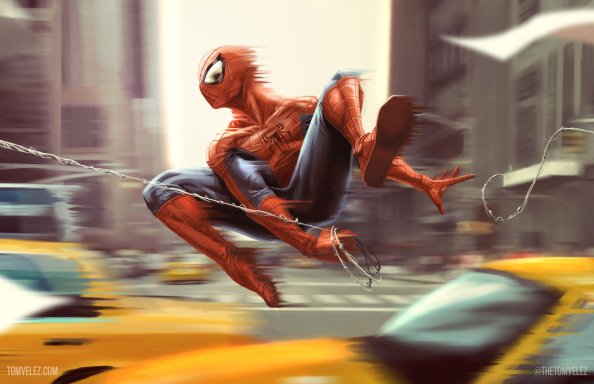 Spider Man Through Manhattan