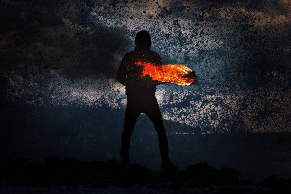 Man With Fire