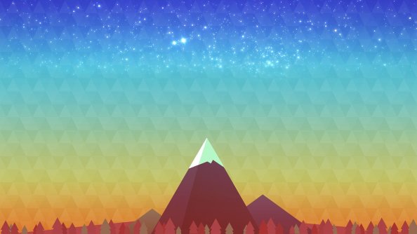 Minimalism Mountain Peak
