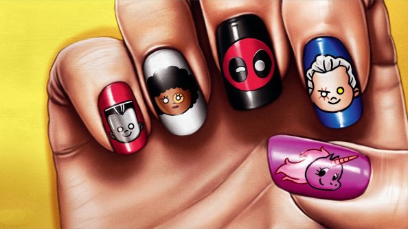 Deadpool 2 Movie Nail Paint Poster
