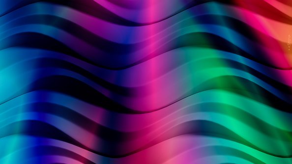 Soothing Color Waves 4k