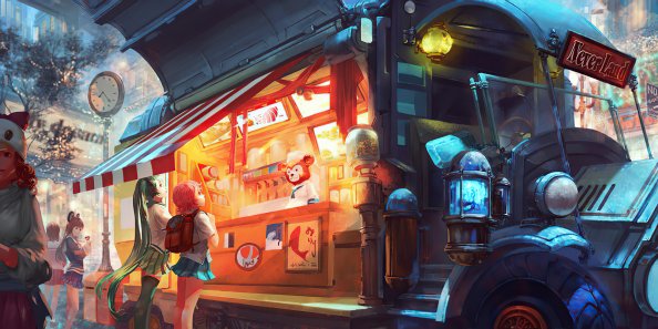 Xmas Teddys Food Truck 4k