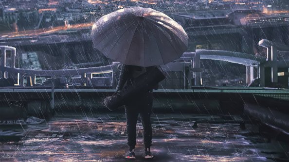 Connection With Rain 4k