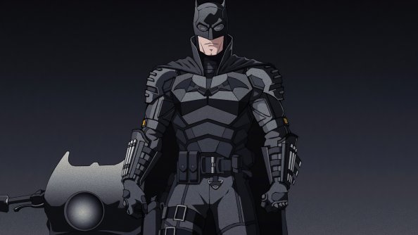 Batman With Bike Illustrator Art 4k