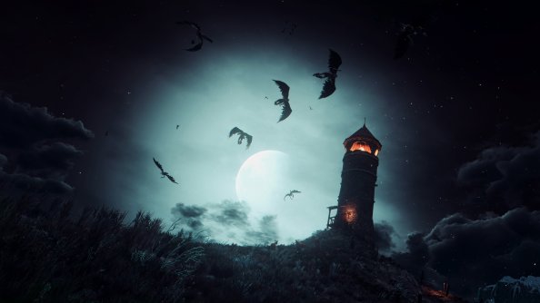 10k The Witcher 3 Evening Moment