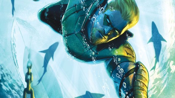 Green Arrow Underwater Artwork