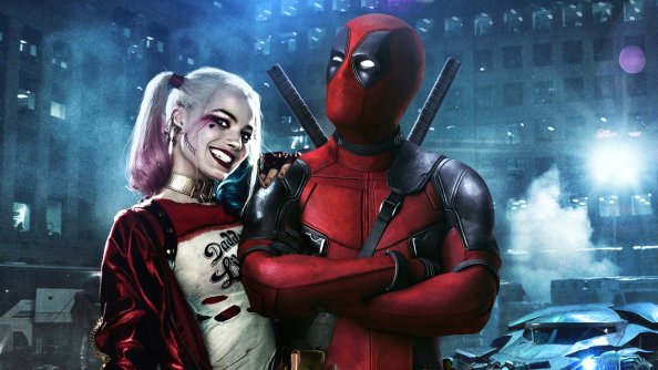 Deadpool And Harley Quinn Art