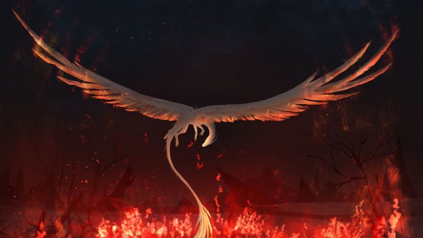 Dragon Fantasy Fire 4k