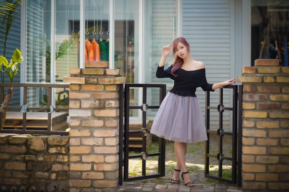 Asian Girl Outdoor