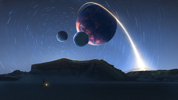 Desert Landscape Digital Art