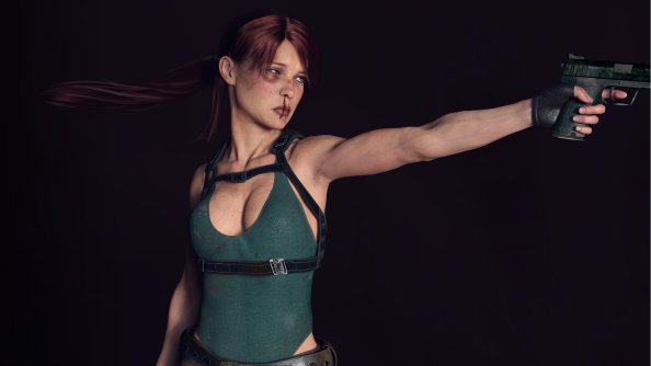 Tomb Raider Lara Croft 8k Digital Art