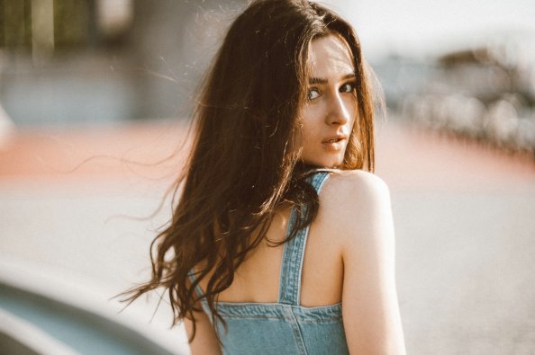 Girl Looking Back