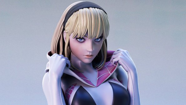 Gwen Stacy Hood Out 4k