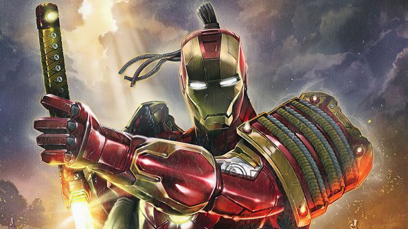 Iron Man As Samurai 4k