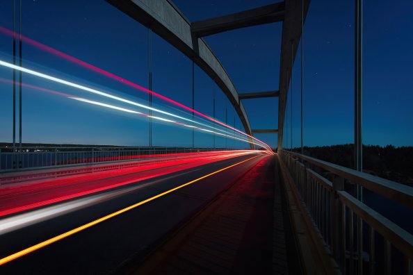 Highway Road Long Exposure 4k