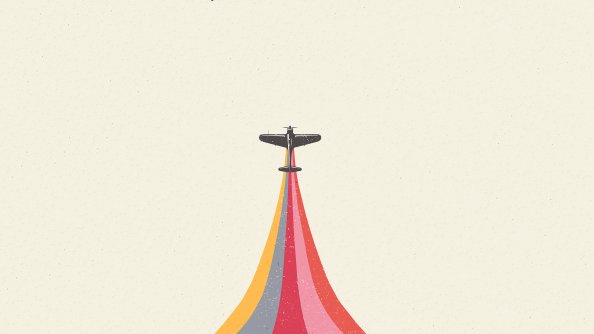 Plane Minimal Art 4k