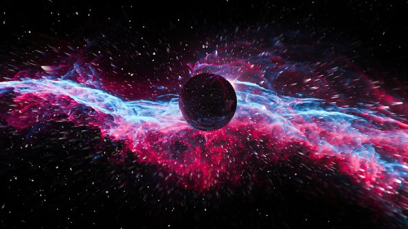 Scifi Space Black Hole 4k