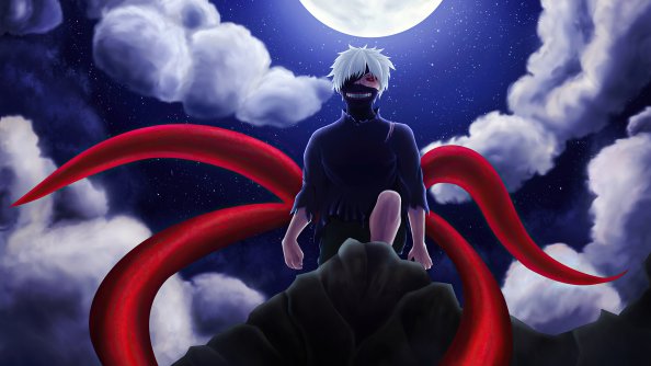 Tokyo Ghoul Night Moon 4k