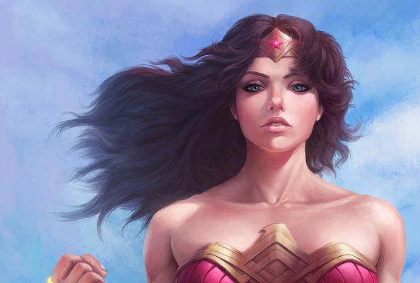 Wonder Woman Painting 4k