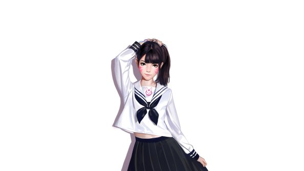 Dva As School Girl
