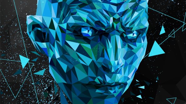 Night King Low Poly Art