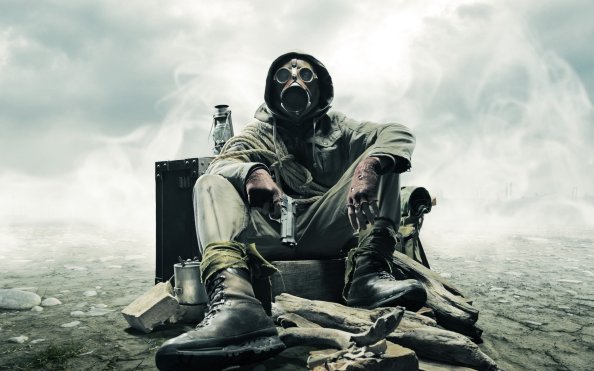 Gas Mask Soldier Apocalypse