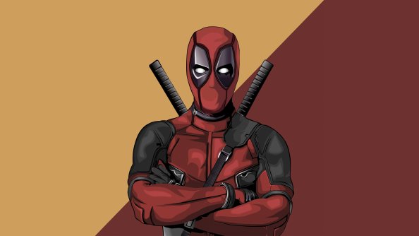 Deadpool Vector Artwork 4k