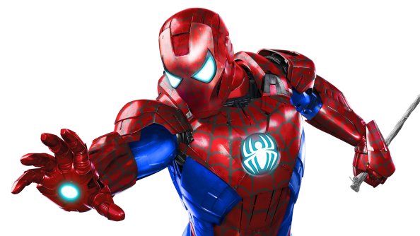 Iron Spider Man Suit 4k