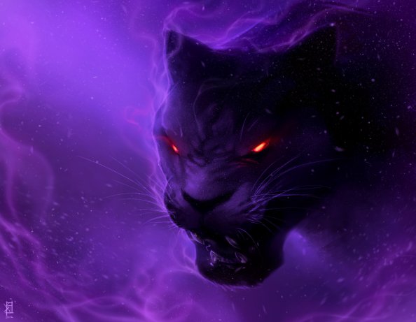 Black Panther Digital Art Illustration