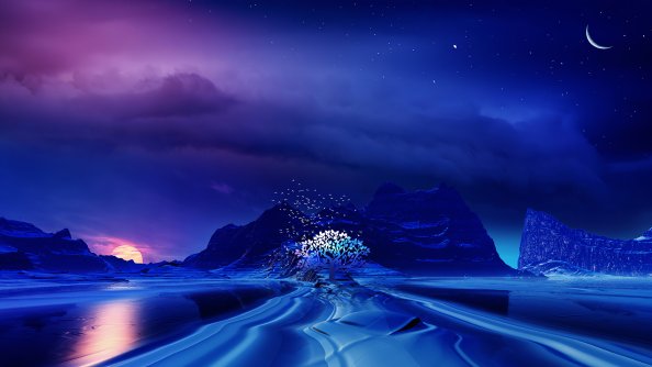 Enchanting Blues 4k