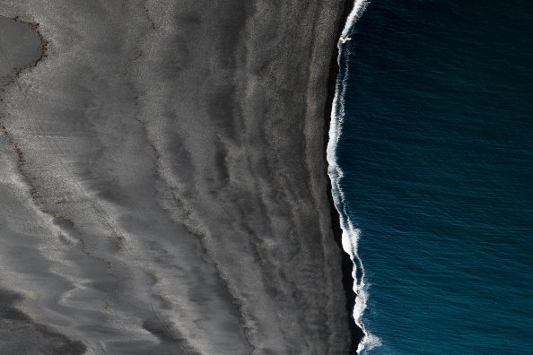 Black Sand Iceland Landscape Space Vik 5k