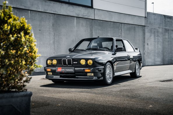 BMW M3 E30 3 Series Black Coupe