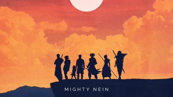 Warriors Mighty Nein Minimalist Art
