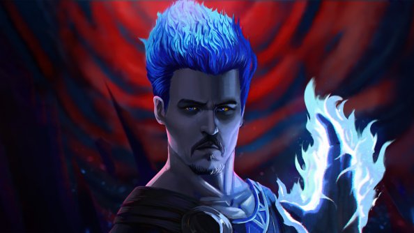 Jonny Depp As Hades 4k