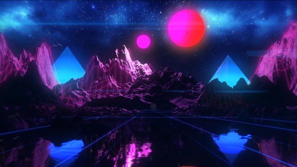 Retro Vapor Wave 4k