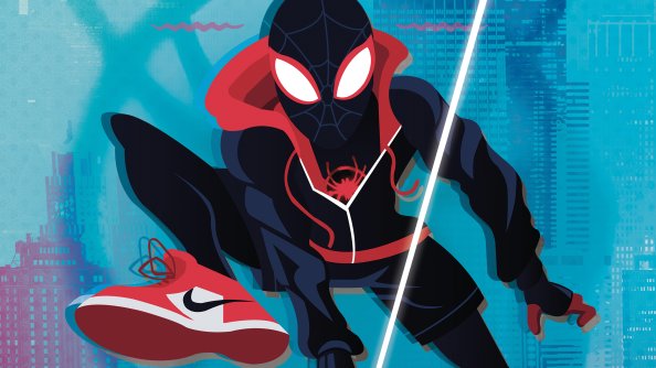 SpiderMan Into Spider Verse New Art 4k