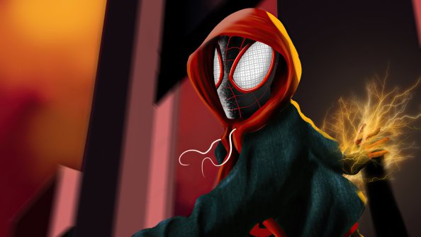 Spider Man Miles Hoodie
