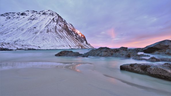 First Sunrise At Lofoten 5k