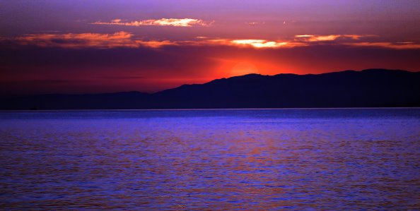 Sunset Burning Time 4k