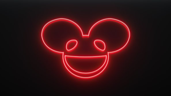 Deadmau5 Neon Logo 4k