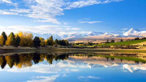 Lake Mountain Reflection