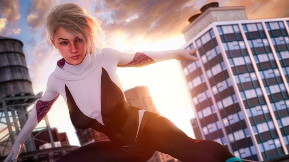 Gwen Stacy Cgi Art